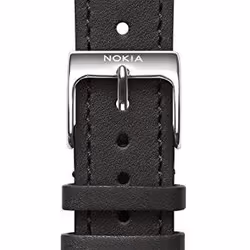 Nokia 4381647, Cinturino per orologio, Nokia Steel & Steel HR, Pelle, Acciaio inox, 18 mm
