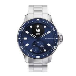 Withings SCANWATCH HORIZON 4,32 cm (1.7") 43mm Analogico Blu GPS (satellitare)