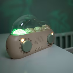 Cloud B CloudBox luce da notte per bambino Libera installazione Beige, Verde