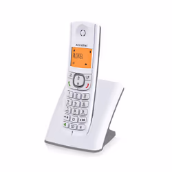 Alcatel F530 Telefono DECT Identificatore di chiamata Grigio, Bianco