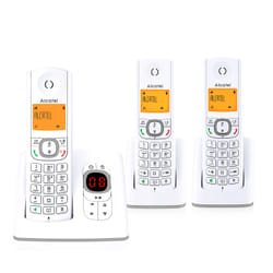 Alcatel F530 Telefono DECT Identificatore di chiamata Grigio, Bianco