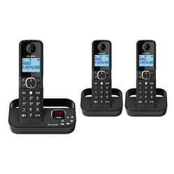 Alcatel F860 Voice TRIO NEU Telefono DECT Identificatore di chiamata Nero