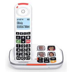 Atlinks XTRA 2355 Telefono DECT Identificatore di chiamata Bianco