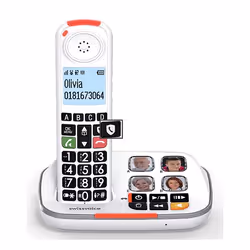 Atlinks XTRA 2355 Telefono DECT Identificatore di chiamata Bianco - Vista aggiuntiva 4