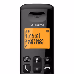Alcatel E160 Telefono DECT Identificatore di chiamata Nero