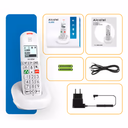 Alcatel XL685 Duo EWE Telefono analogico Identificatore di chiamata Nero - Vista aggiuntiva 5