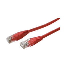 Waytex 32063 cavo di rete Rosso 1 m Cat5e F/UTP (FTP)