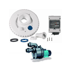 Kit pompa 63m3/h + facciata + scatola elettrica per nuoto controcorrente - ncr2 nadorself 300 triphasé Espa