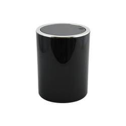 MSV - Spirella Kamaka Pattumiera ribaltabile, Capacità 6L, Nero