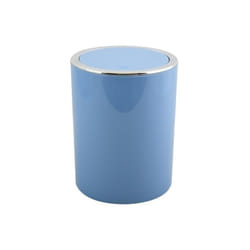 MSV - Spirella Kamaka Pattumiera ribaltabile, Capacità 6L, Blu Pastello