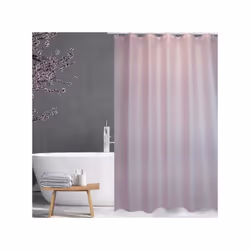 MSV Rideau de Douche, Multicolore, 180 x 200 cm tenda per doccia Anello Poliestere Rosa