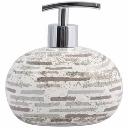 Distributore di sapone indipendente per bagno e toilette. Superficie luminosa del materiale acrilico. Capacità: 0,24 l. Quest ...