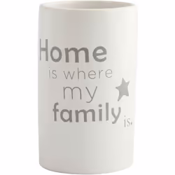 Bagno per la collezione Home. Con un bel design. Fatto di ceramica. Dimensioni: Ø6.3 x 10,5 cm.