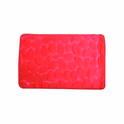 MSV 3700703941767, Rosso, Monocromatico, Rettangolare, Microfibra, 30 °C, 60 x 40 cm