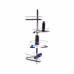 MSV 3700703955160, Metallo, Cromo, Montabile a parete, Portaoggetti per doccia, 533 mm, 250 mm