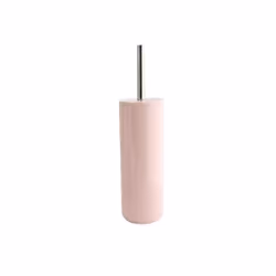 MSV 143977, Scopino da bagno e supporto, Rosa, Acciaio inox, Polistirene (PS), 91 mm, 374 mm