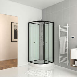 Doccia cabina 85x85x225 cm 1/4 cerchio - Zeeny