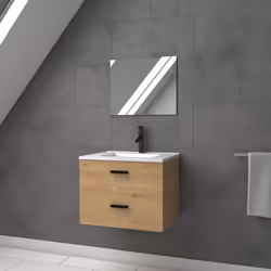 Caratteristiche tecniche del BOX-IN 60 WOOD: Dimensioni: 61x48.5x46.5 cm Struttura BOX-IN 60 in melaminico bianco 2 cassetti ...