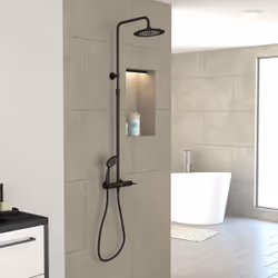 Aurlane COL060 sistema di doccia Nero