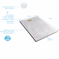 Aurlane PACR192 piatto doccia Bianco