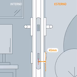 Netatmo NDL-E45 accessorio per serratura intelligente Kit di prolunga - Vista aggiuntiva 4