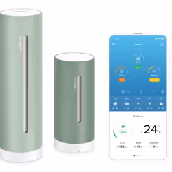 Netatmo NWS-M-EC stazione meteorologica digitale Colore menta CA/Batteria Wi-Fi - Vista aggiuntiva 2