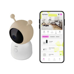 Netatmo - omajin by Videocamera Baby Monitor 2K hd, visione notturna, avviso pianto, audio bidirezionale, ninna nanna, luce notturna, sensori umidità