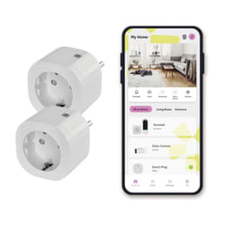 Netatmo - omajin by set 2 Prese Intelligenti con timer, monitoraggio consumo, controllo remoto, spegnimento ritardato, risparmio energetico,