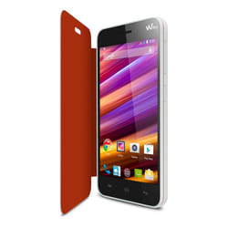 Wiko 94221 custodia per cellulare Custodia a libro Bianco
