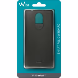 Wiko WI-COVUFEELLITE-BLK custodia per cellulare 12,7 cm (5") Cover Nero