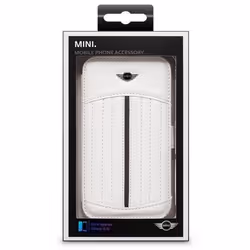 Mini MNFLBKS4SSW, Custodia flip a libro, Samsung, Samsung S5, Bianco