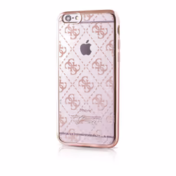 GUESS GUHCP6TR4GRG, Cover, Apple, iPhone 6/6S, Oro, Trasparente