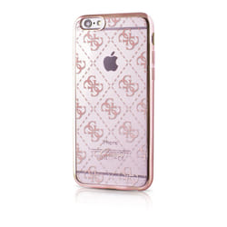 GUESS GUHCP6TR4GRG custodia per cellulare Cover Oro, Trasparente