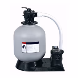 filtro a sabbia completo 10m3/h - Pompa 1 cv con prefiltro - Cuva Ø 600 - Regolatore a 7 direzioni - Manometro - Elementi di ...