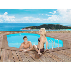 Habitat Et Jardin - Piscina Rio in legno - 5,60 x 3,70 x 1,24 m