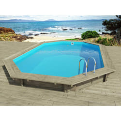 Habitat Et Jardin - Piscina in legno Florida - 6,57 x 4,57 x 1,31 m