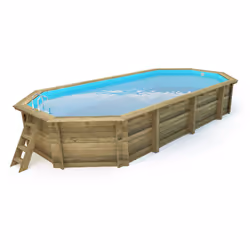 Habitat Et Jardin Sevilla 145 Piscina con bordi Piscina ottagonale Legno - Vista aggiuntiva 2