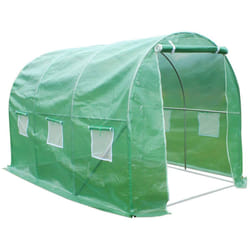 Serra Tunnel 8x3m Protezione UV Acciaio Galvanizzato Habitat et Jardin Althea