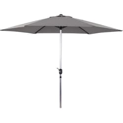 Habitat Et Jardin - Ombrellone da giardino a palo centrale in alluminio 'Sol' - Rontondo - ø 3m - Gris
