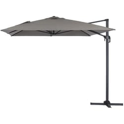 Habitat Et Jardin - Ombrellone decentrato in alluminio sun 4 - Rettangolare - 3 x 4 m - Grigio
