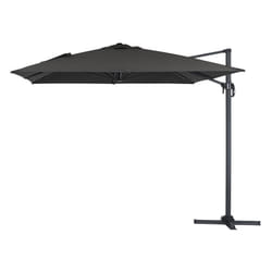 Ombrellone decentrato in alluminio SUN 4 - Rettangolare - 3 x 4 m - Nero