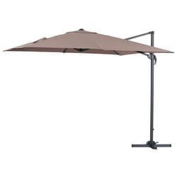 Ombrellone da giardino decentrato in alluminio SUN 3 - Quadrato - 3 x 3 m - Talpa