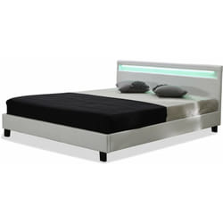 Letto con led 'Maria' - 160 x 200 cm - Bianco