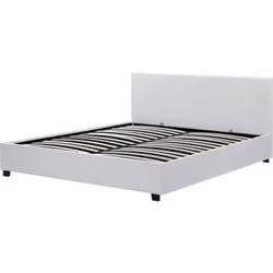 Letto matrimoniale "Carla" - Dimensioni letto : 202 x 147 x 86,5 cm - Dimensioni materasso : 140 x 190 cm - 2 posti - Materia ...