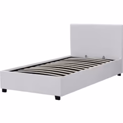 Letto "Carla" - Dimensioni letto : 202 x 96 x 86 cm - Dimensioni materasso : 90 x 190 cm - 1 posto - Struttura in compensato  ...