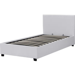 Letto con contenitore "Carla" - Bianco - 90 x 190 cm