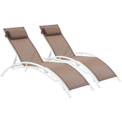 Habitat Et Jardin - 2 lettini in alluminio Beauty - phoenix - Talpa - set di 2