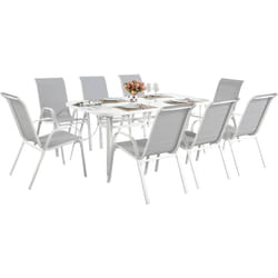 Salotto da giardino in textilene&quot; Cordoba XL 180&quot; - Phoenix -Grigio