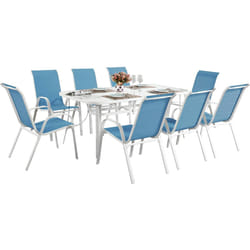 Salotto da giardino in textilene&quot; Cordoba XL 180&quot; - &quot;Phoenix&quot;- Blu