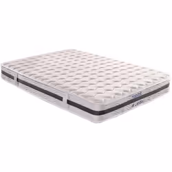 Materasso a molle e memory foam VIVA - 140 x 190 cm - Spessore 26 cm - Memory foam 48 kg/m3 - 609 molle insacchettate - Fasci ...